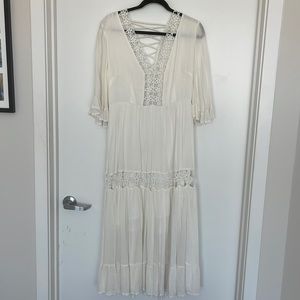 White Lace Maxi